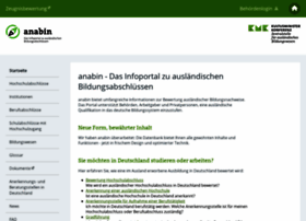 anabin.de preview