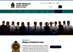 health.gov.lk preview