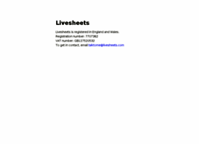 livesheets.com preview