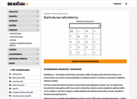 skaiciuotuvas.lt preview